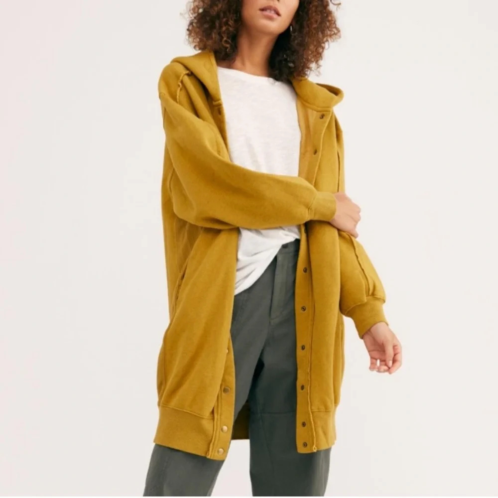 Free People Cybil Hooded Cardigan Size Small